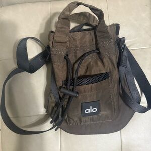 ALO Yoga Dark Brown Messenger Bag